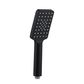 Zevio / Oskar  250mm Matte Black Twin Shower Half Rail Top Inlet Square