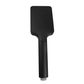 Zevio / Oskar  200mm Matte Black Twin Shower Half Rail Top Inlet Square