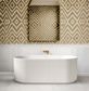 Attica Havana 1500 Matte White Bath with Overflow