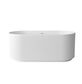 Attica Havana 1500 Matte White Bath with Overflow