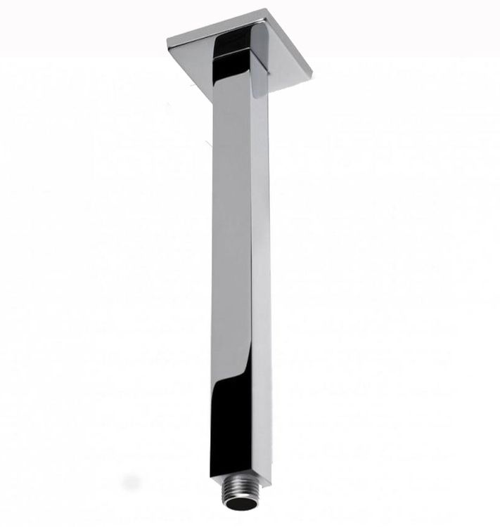 Zevio / Oskar  600mm Chrome Ceiling Shower Arm Square