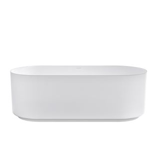 Attica Celine 1700 Matte White Bath with Overflow