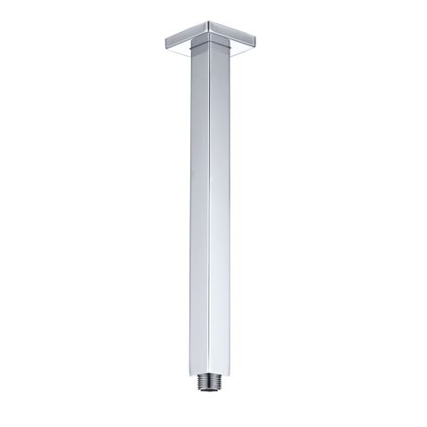 Zevio / Oskar  300mm Chrome Ceiling Shower Arm Square