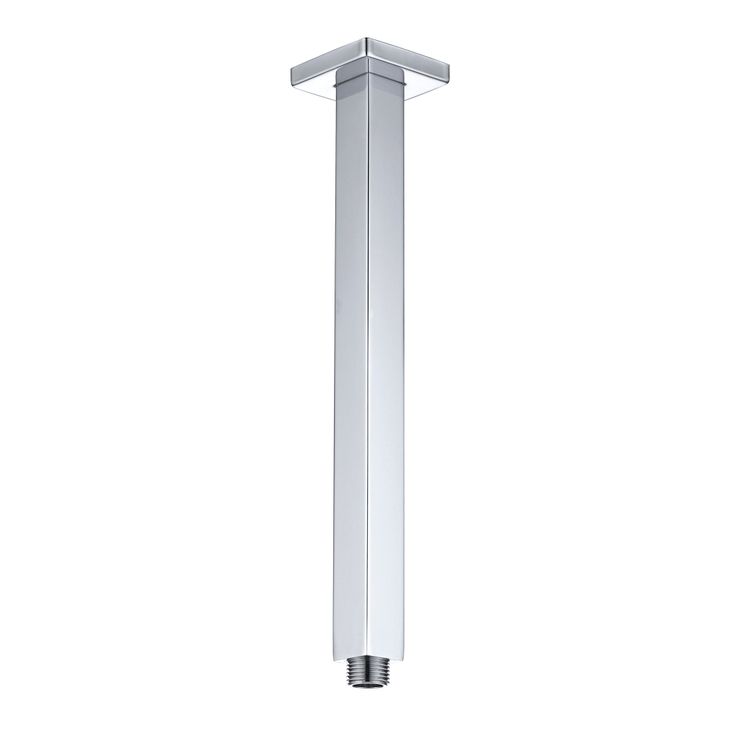 Zevio / Oskar  300mm Chrome Ceiling Shower Arm Square
