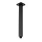 Zevio / Oskar  300mm Matte Black Ceiling Shower Arm Square
