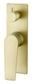 Zevio Diverter Shower Mixer Brushed Gold