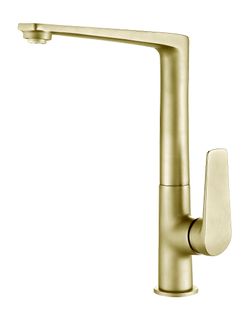 Zevio Kitchen Sink Mixer Brushed Gold