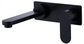 Vetto Wall Basin Mixer Matte Black