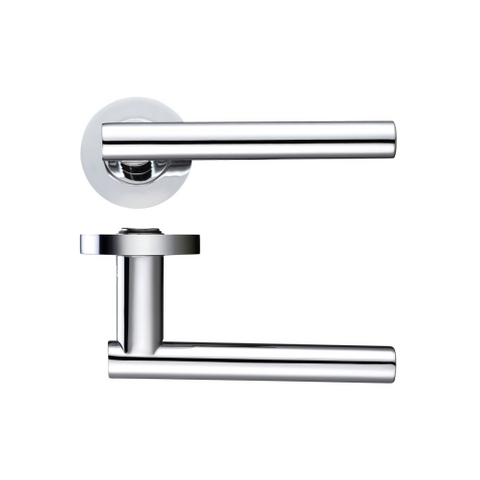 SO - ZOO LUCCA LEVER SET WITH LATCH / 50mm ROUND ROSE  SN