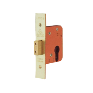 LEGGE SLIDING DOOR LOCK EURO CYL 76mm CASE PB - SPECIAL