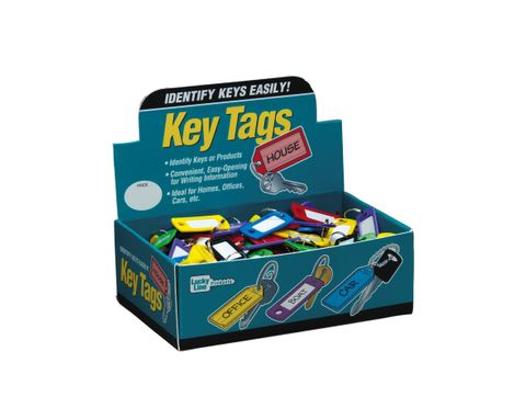 ID KEY TAG W/RING ASTD 200/BOX