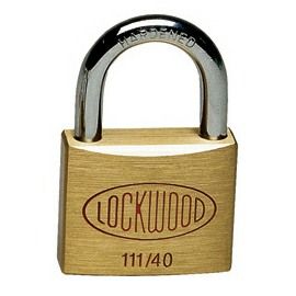 SO - LOCKWOOD PADLOCK BRASS 23mm OPENING KA #5402