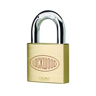 SO - LOCKWOOD PADLOCK BRASS 50mm OPENING KA