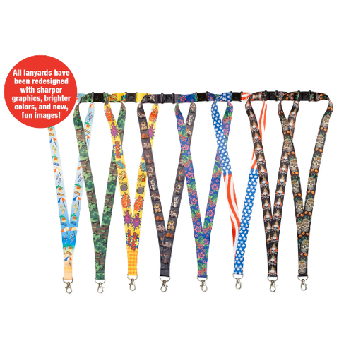 DESIGNER LANYARDS 15/CARD
