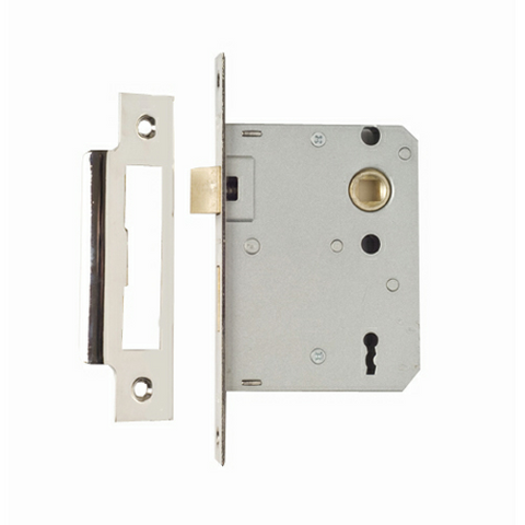 MORTICE LOCK 3 LEVER 58mm B/SET SN