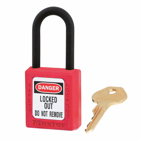 MASTER SAFETY LOCKOUT PADLOCK NON SPARK KD (RED)