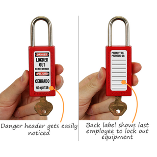 MASTER SAFTEY LOCKOUT DANGER LABELS