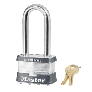 MASTER PADLOCK LAMINATED REKEYABLE 51mm - LONG SHACKLE