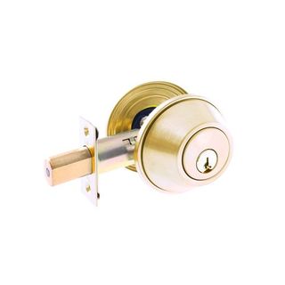 DOMESTIC DEADBOLT DBL/CYL 5P PB BOXED