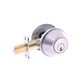 COMMERCIAL DEADBOLT DBL/CYL 6P SS BOXED