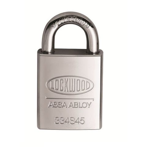 LOCKWOOD 356 PADLOCK 63mm CASE HARDENED STEEL 25mm OPENING KA