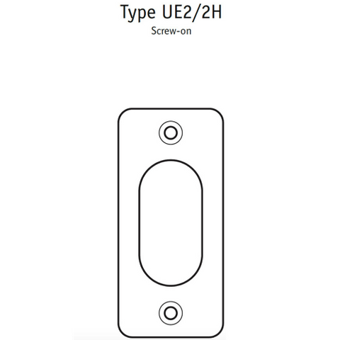 SOUBER ESCUTCHEON 30mm OVAL HOLE (SCREW ON) BRASS