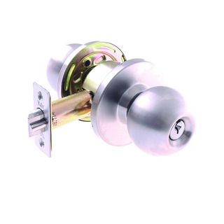 COMMERICAL STOREROOM LOCK 6P 70mm SS BOXED