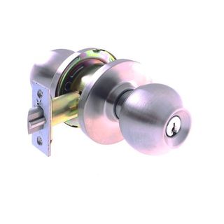 COMMERCIAL ENTRANCE LOCK 6P 60mm SS BOXED