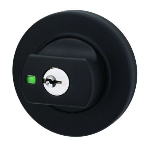 LOCKWOOD 005 ROUND PARADIGM DEADBOLT DBL CYL BLACK