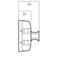 LOCKWOOD 355 RIM DEADLOCK 2/CYLINDER PB DP