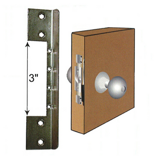 DOOR LATCH GUARD / BLOCKER PLATE F/DOORS OPENING OUT
