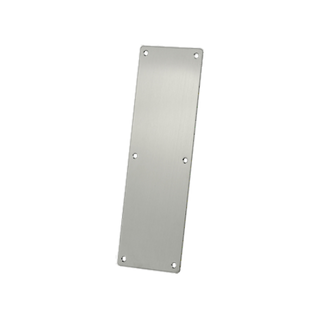 SYLVAN PUSH PLATE PLAIN 300mm x 100mm SS