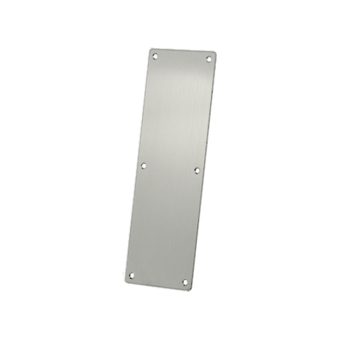 SYLVAN PUSH PLATE PLAIN 300mm x 100mm SS