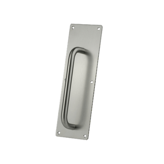 SYLVAN PULL PLATE AND HANDLE PLAIN 300 x 100 SS