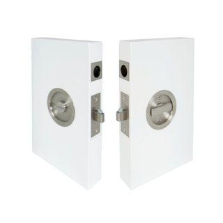 CAVITY LOCK TOILET  PRIVACY KIT - ROUND SS