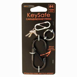 KEYSAFE OVAL BLACK