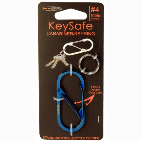 KEYSAFE OVAL BLUE