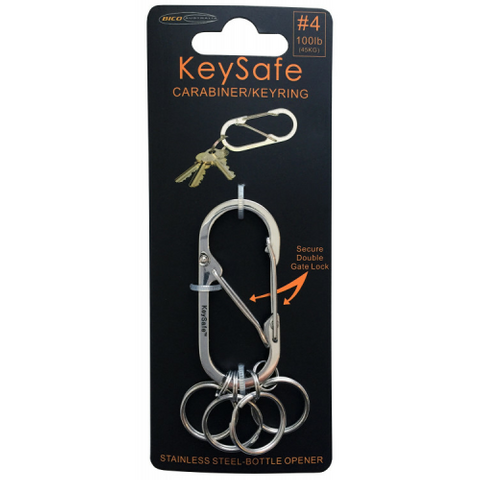 KEYSAFE OVAL SILVER