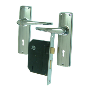 XCEL MORTICE LOCK & HANDLE SET SCP