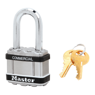 MASTER PADLOCK COMMERCIAL 45mm LAMINATED WITH S/S COVER