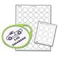 DS - LABEL-IT TAG W/RING ASSORTED COLOURS 25/PACK