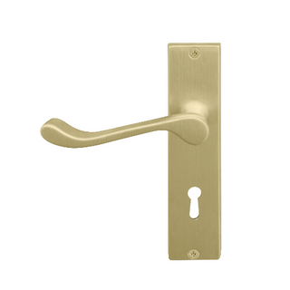 BELMONT LEVER LOCK HANDLE SET PB