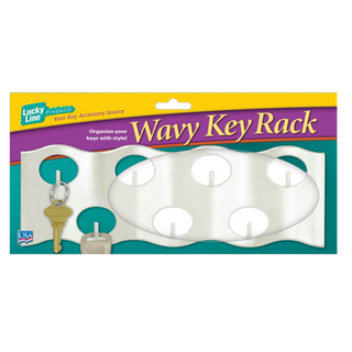 7 KEY TAG WAVY RACK PEARL 1/CARD