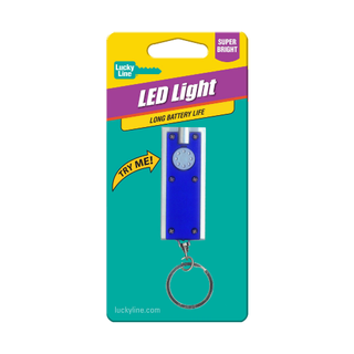 LIGHT LED FLAT ASSORTED 1/CARD