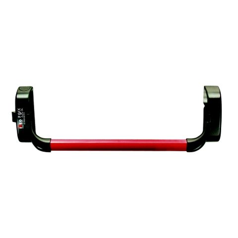 ISEO PANIC BAR SINGLE POINT RED / BLACK 1330