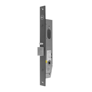MNC MULTIFUNCTION MORTICE LOCK NARROW 23mm BACKSET DEADLATCH BLACK