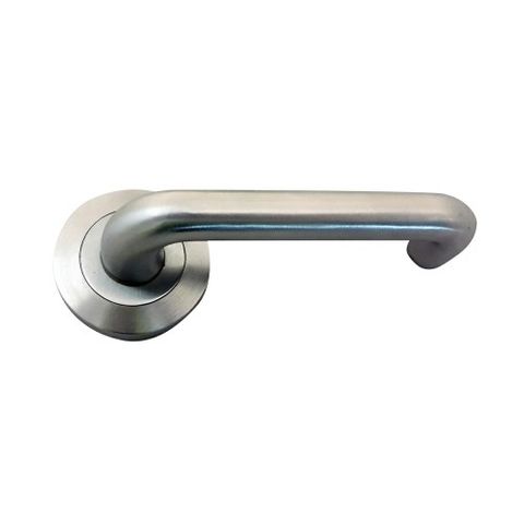MNC COMMERCIAL ROUND ROSE 90 LEVER 53mm PAIR SC