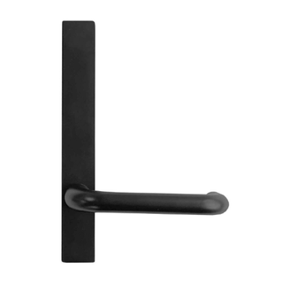 MNC EXTERNAL PLAIN PLATE / LEVER - NARROW BLACK