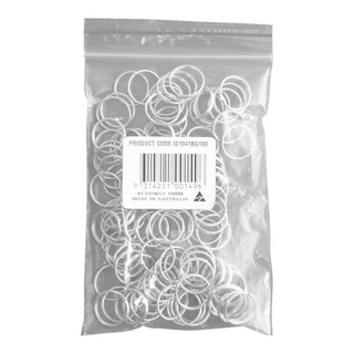 KEVRON SPLIT RINGS 19mm STAINLESS STEEL BAG 100