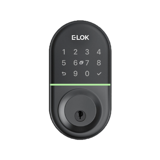 E LOK 505 ELECTRONIC DEADBOLT BLACK